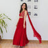 Barberry Georgette Long Dress
