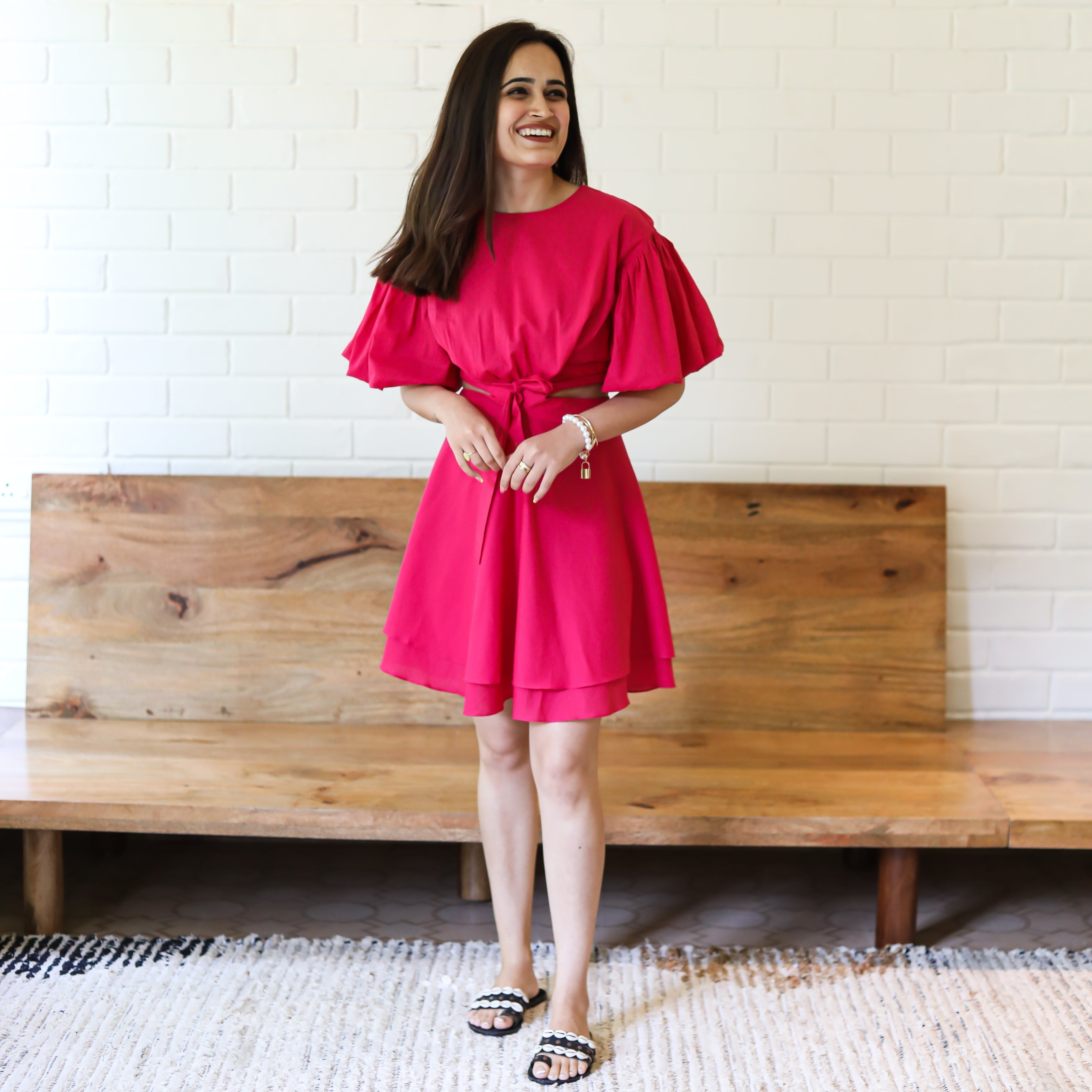 Pink Flambe Short Dress