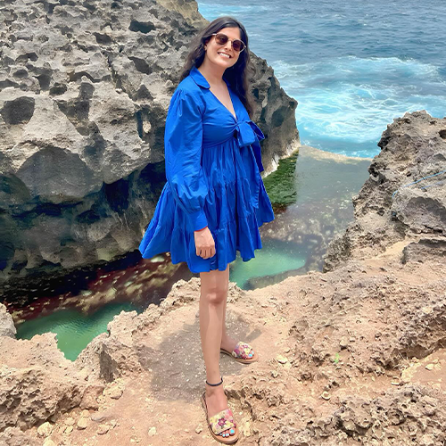 Liberty Blue Tier Dress