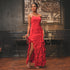 Poinsettia Rouge Long Dress
