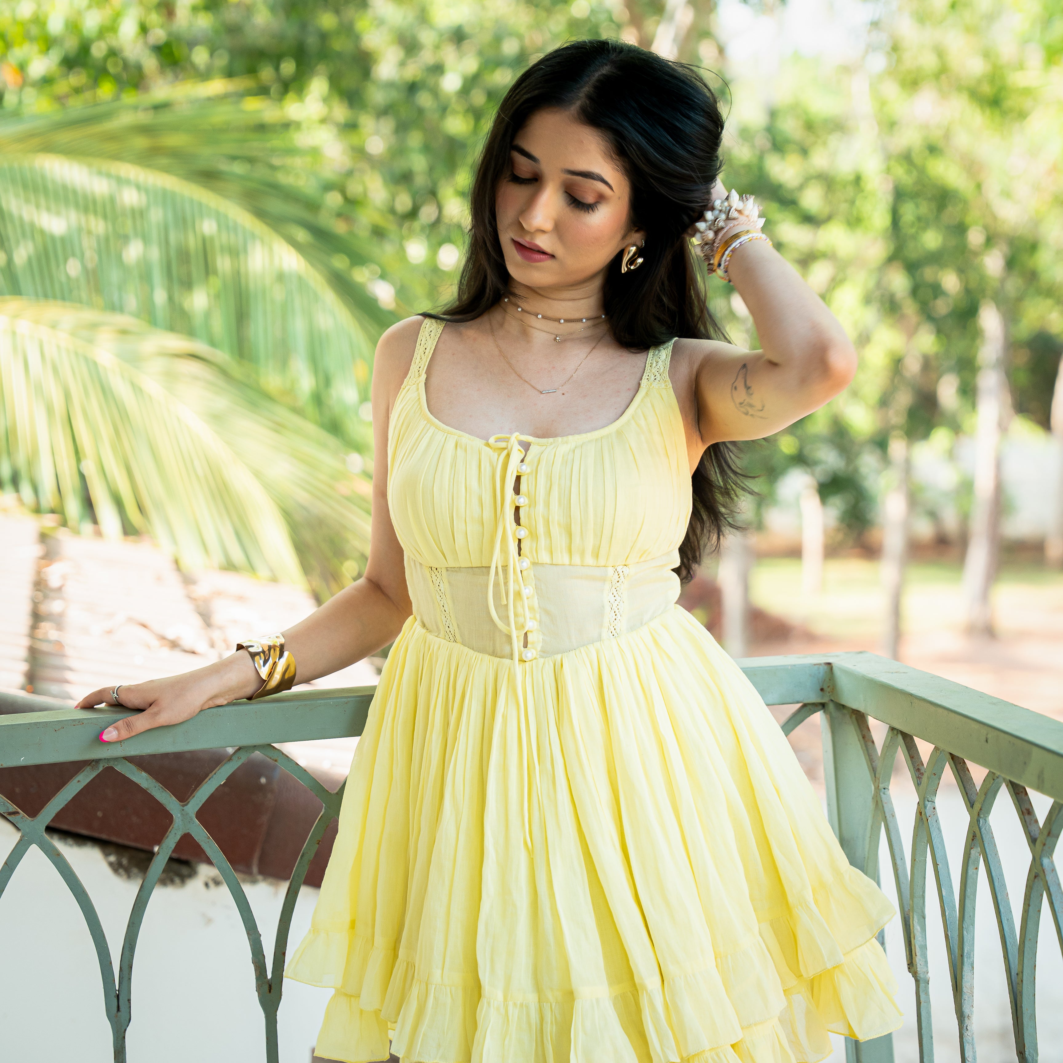 Citrus Splash Short Dress