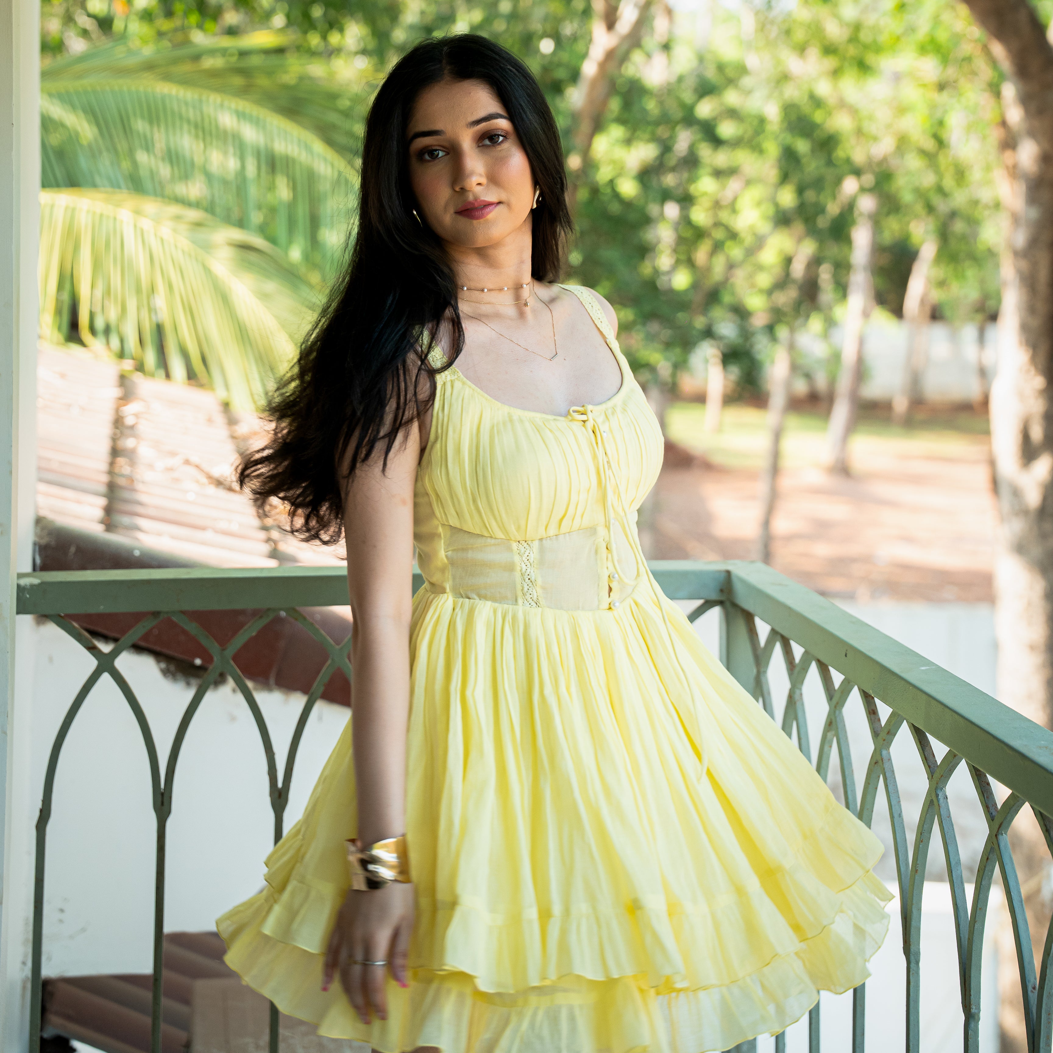 Citrus Splash Short Dress