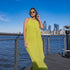 NYC Afterglow Pleated Long Dress