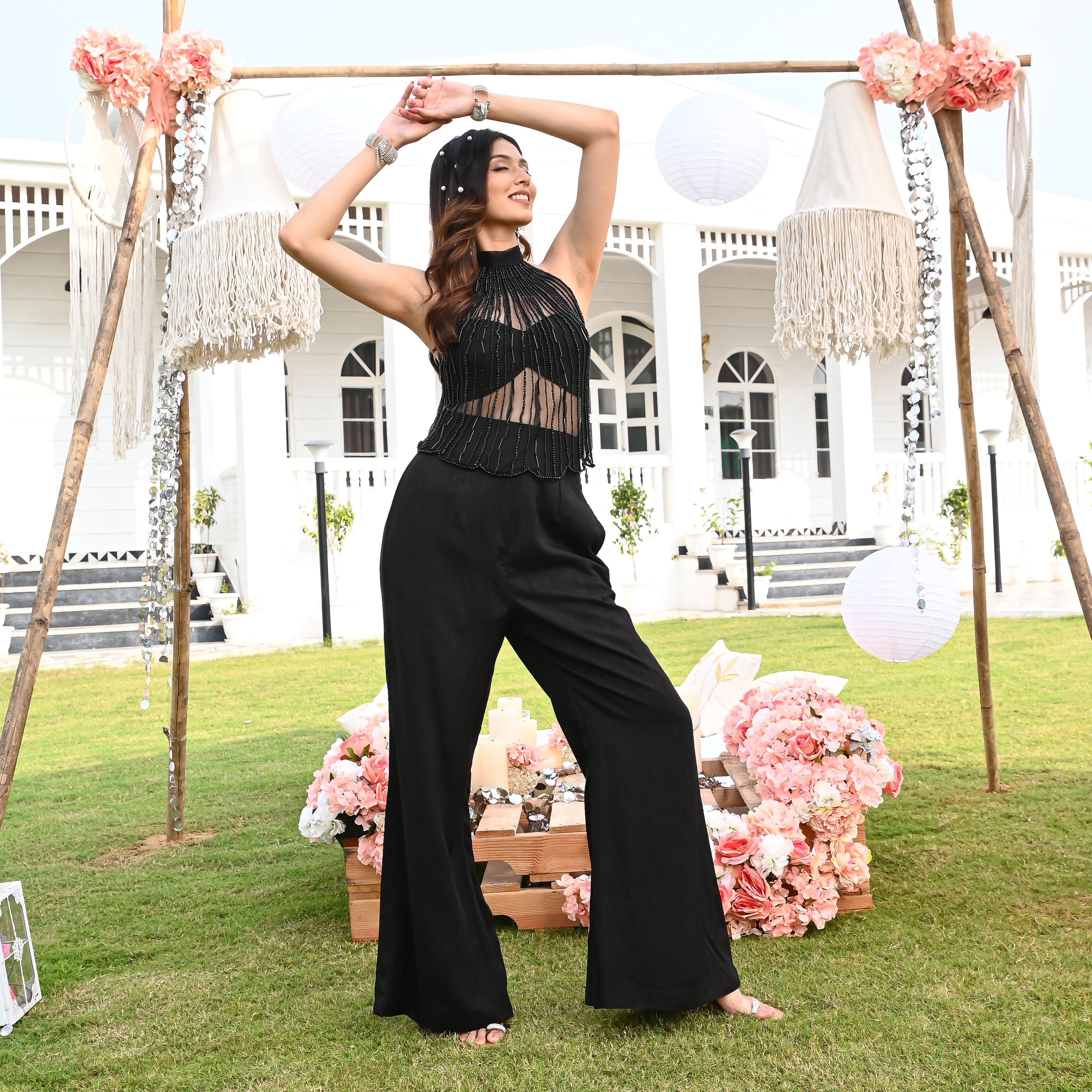 Grace Black Co-ord Set