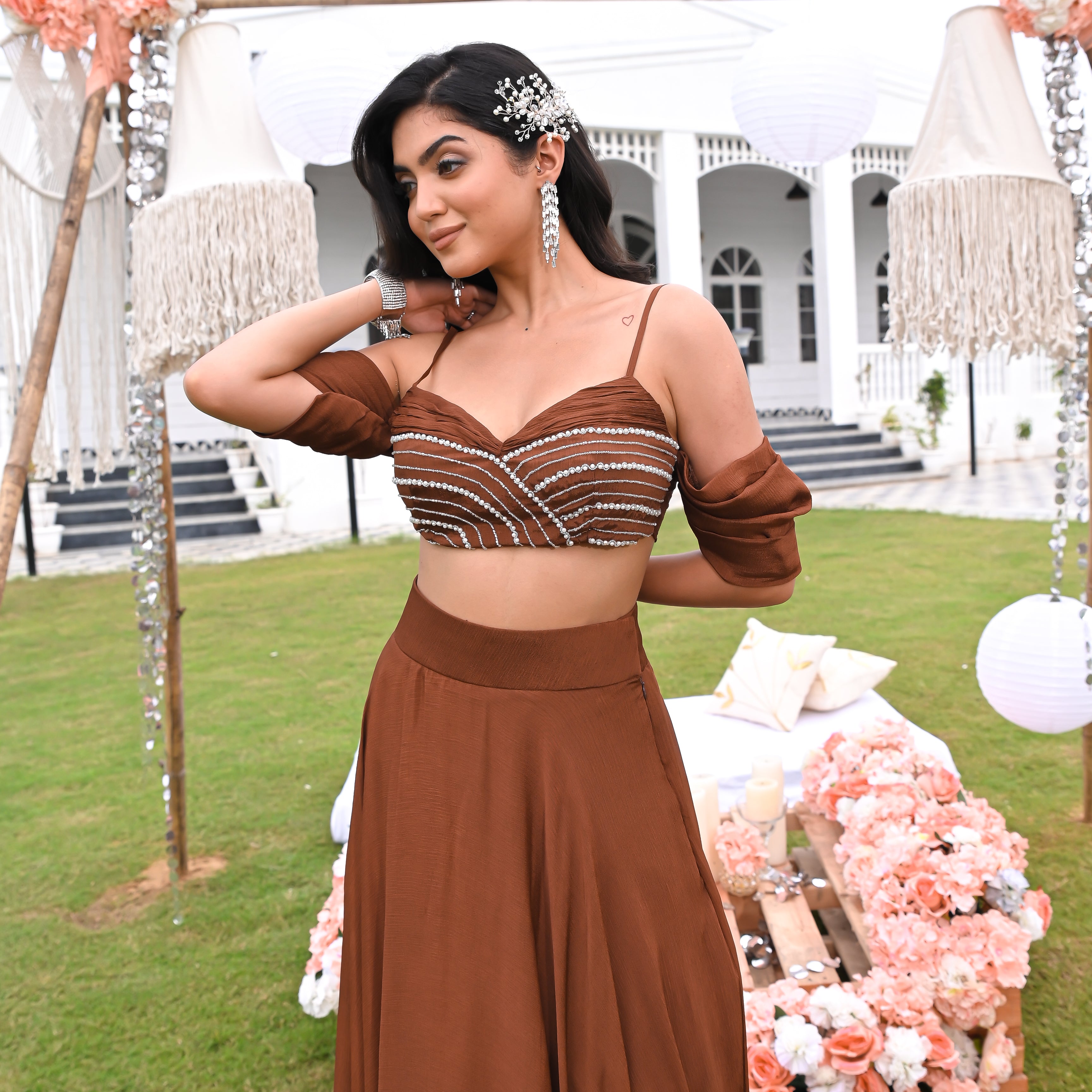 Sliver Mocha Co-ord Set