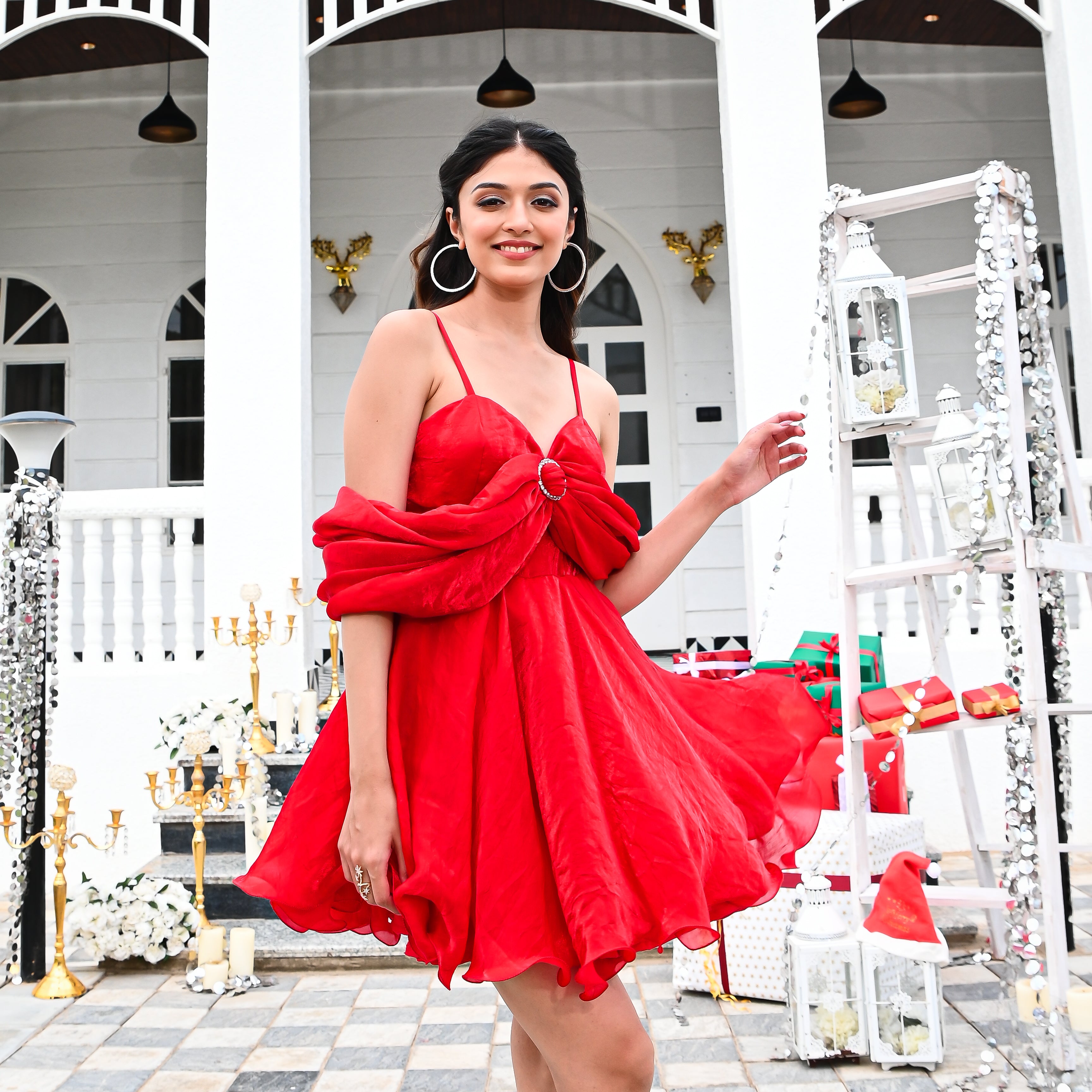 Holiday Twinkle Short Dress