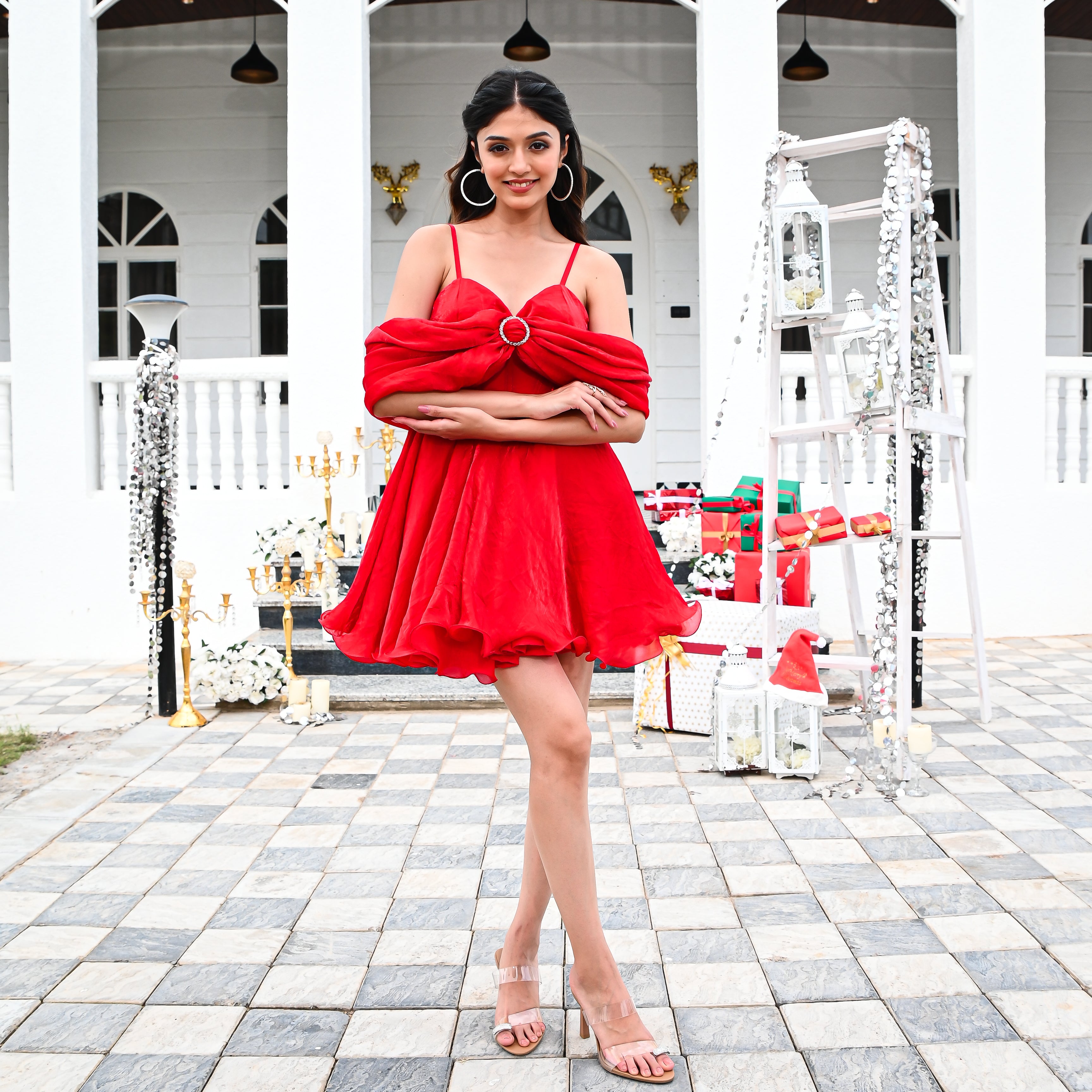 Holiday Twinkle Short Dress