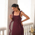 Whimsy Wine Long Dress