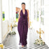 Plum Enigma Long Dress