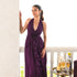 Plum Enigma Long Dress