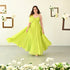 Fluorescent Green Long Dress