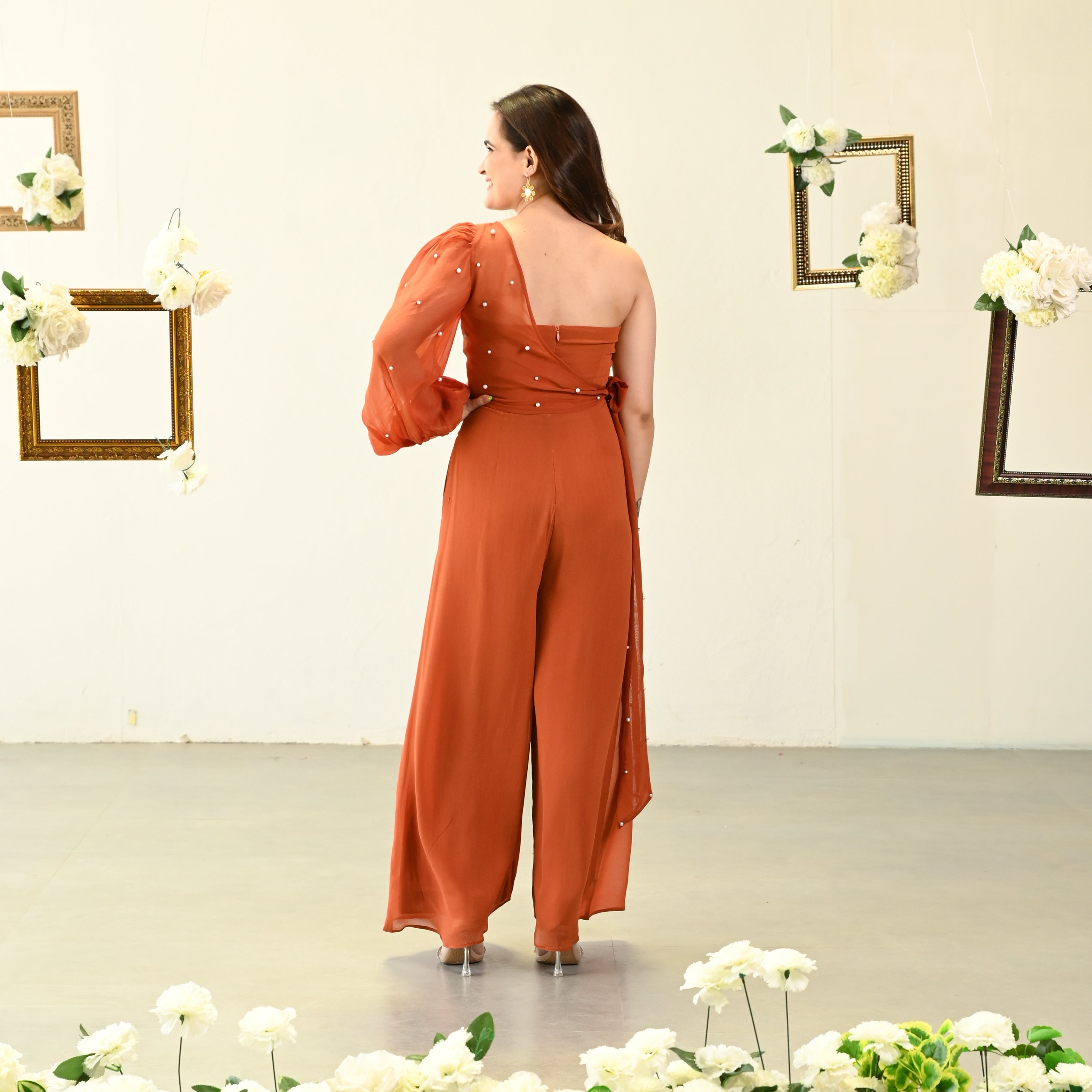 Cocoa One-Shoulder Jumpsuit