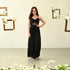 Pitch Black Allure Long Dress