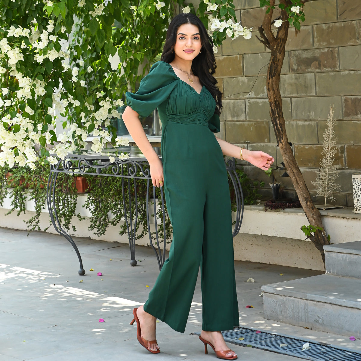 Mossy Green Jumpsuit Ordinaree