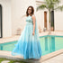 Aakriti Rana in Frozen Crystal Ombre Dress