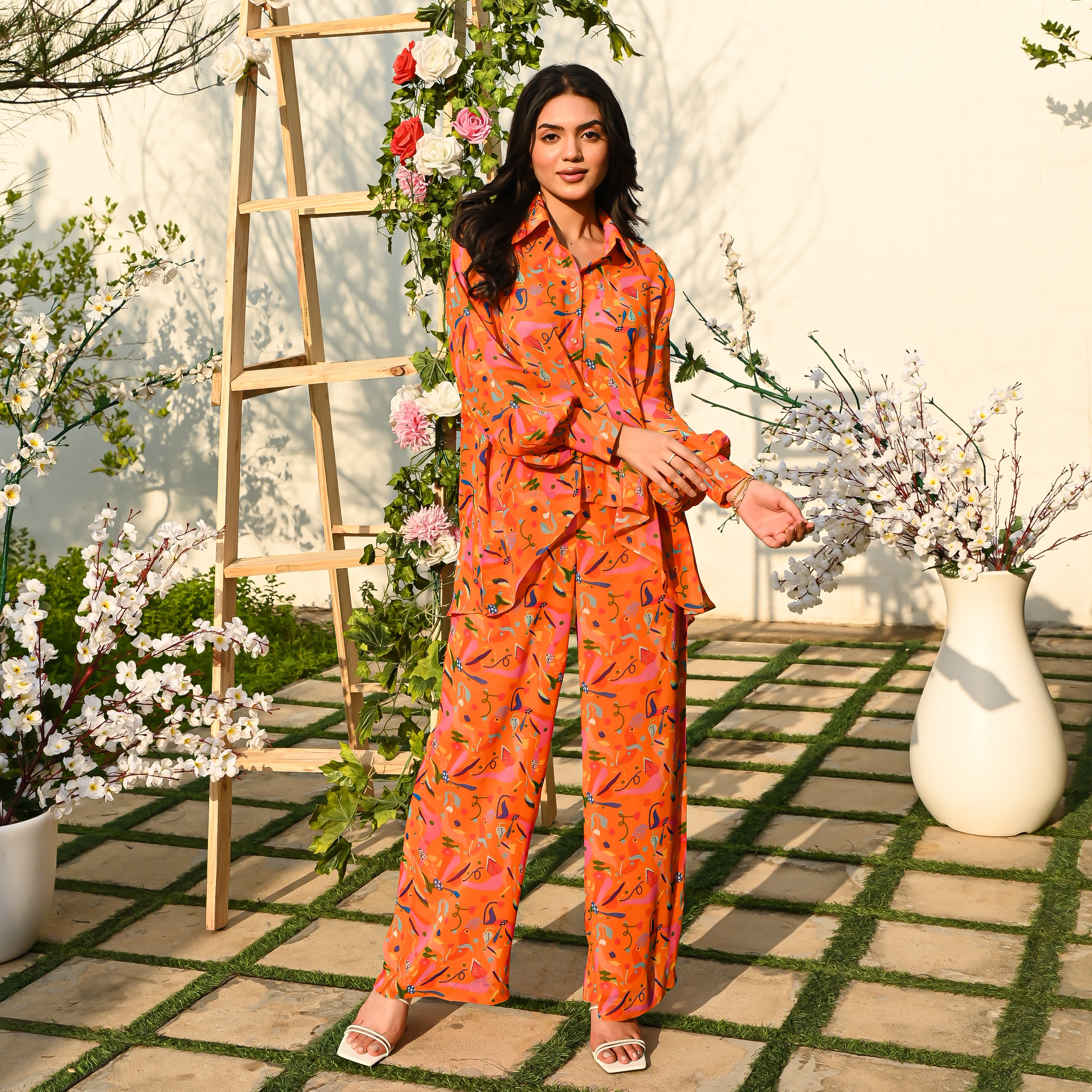 Mandarin Orange Co-ord Set