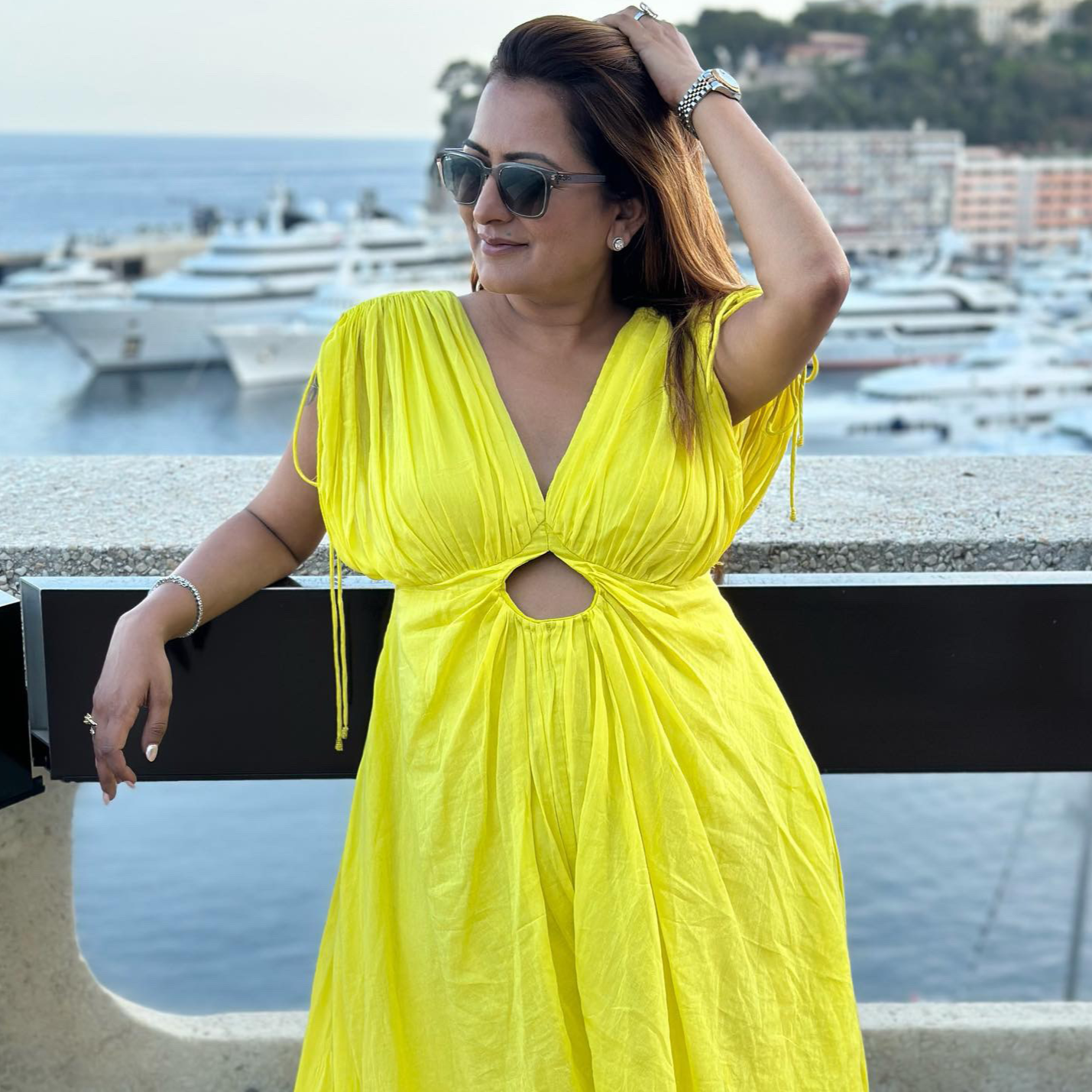 Honey Glaze Mulmul Jumpsuit