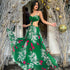 Lush Forest Green Long Dress