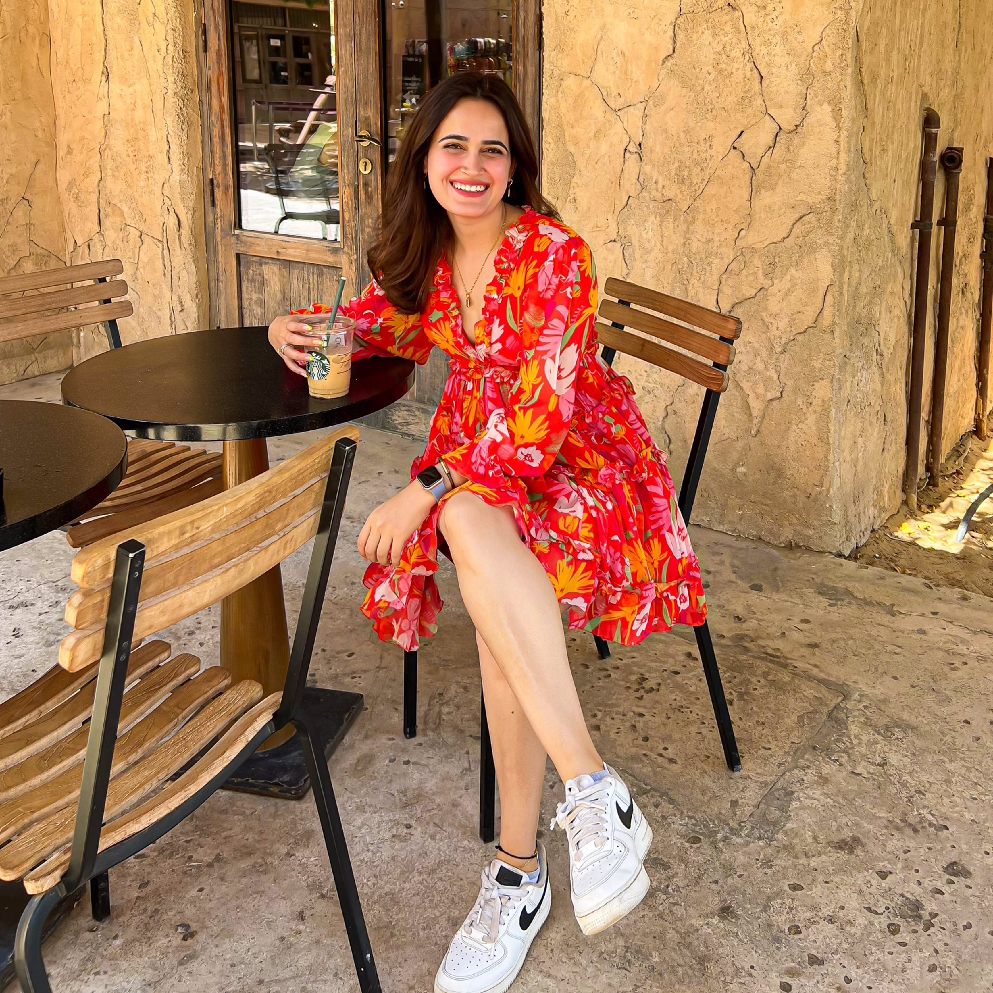 Floral Firecracker Printed Dress