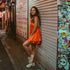 Aakriti Rana in Shibuya Flame Dress