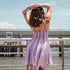 Orchid Purple Short Dress
