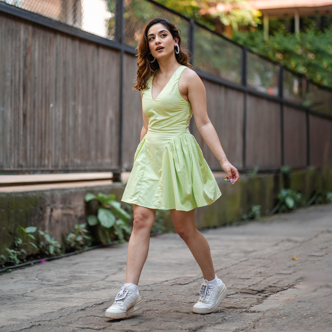 Pistachio Mint short Dress