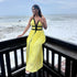 Dusk Lemon Backless Dress