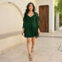 Jewel Green Short Dress