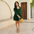 Jewel Green Short Dress