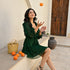 Jewel Green Short Dress