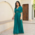 Tranquil Teal Long Dress