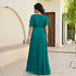 Tranquil Teal Long Dress