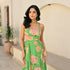 Verde Flora Long Dress