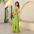 Lime Bloom Long Dress