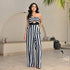 Linear Stripe Jumpsuit