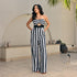 Linear Stripe Jumpsuit