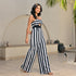 Linear Stripe Jumpsuit