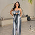 Linear Stripe Jumpsuit