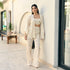 Glass Ivory Schiffli Co-ord Set