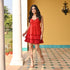 Flirty Red Short Dress