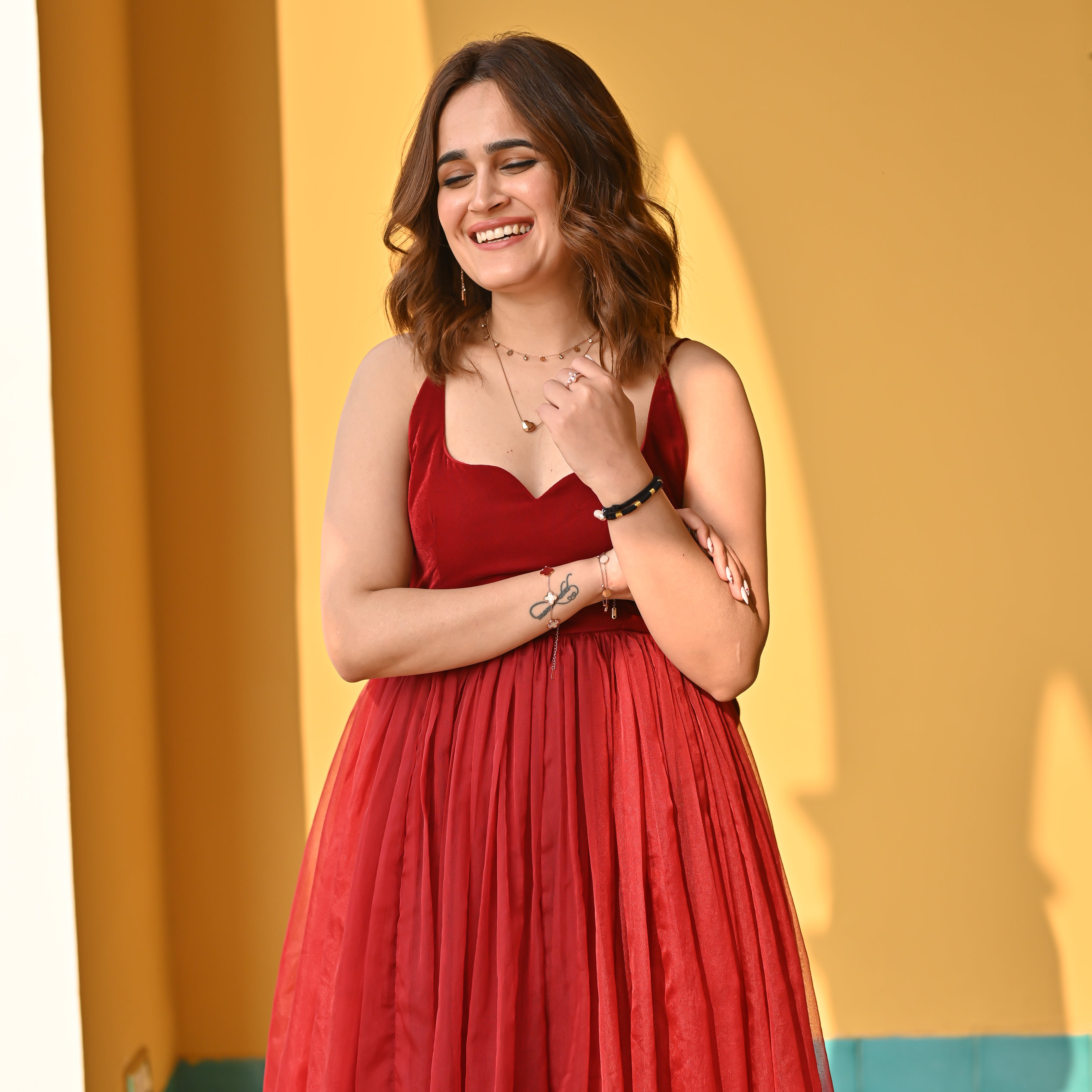 Scarlet Red Long Dress