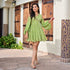 Ramble Green Floral Dress