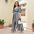 Contemporary Striped Jumpsuit