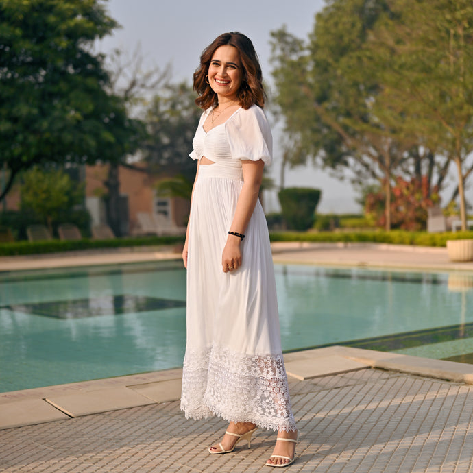 Lacy Daydream White Dress