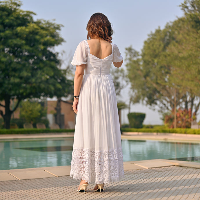 Lacy Daydream White Dress