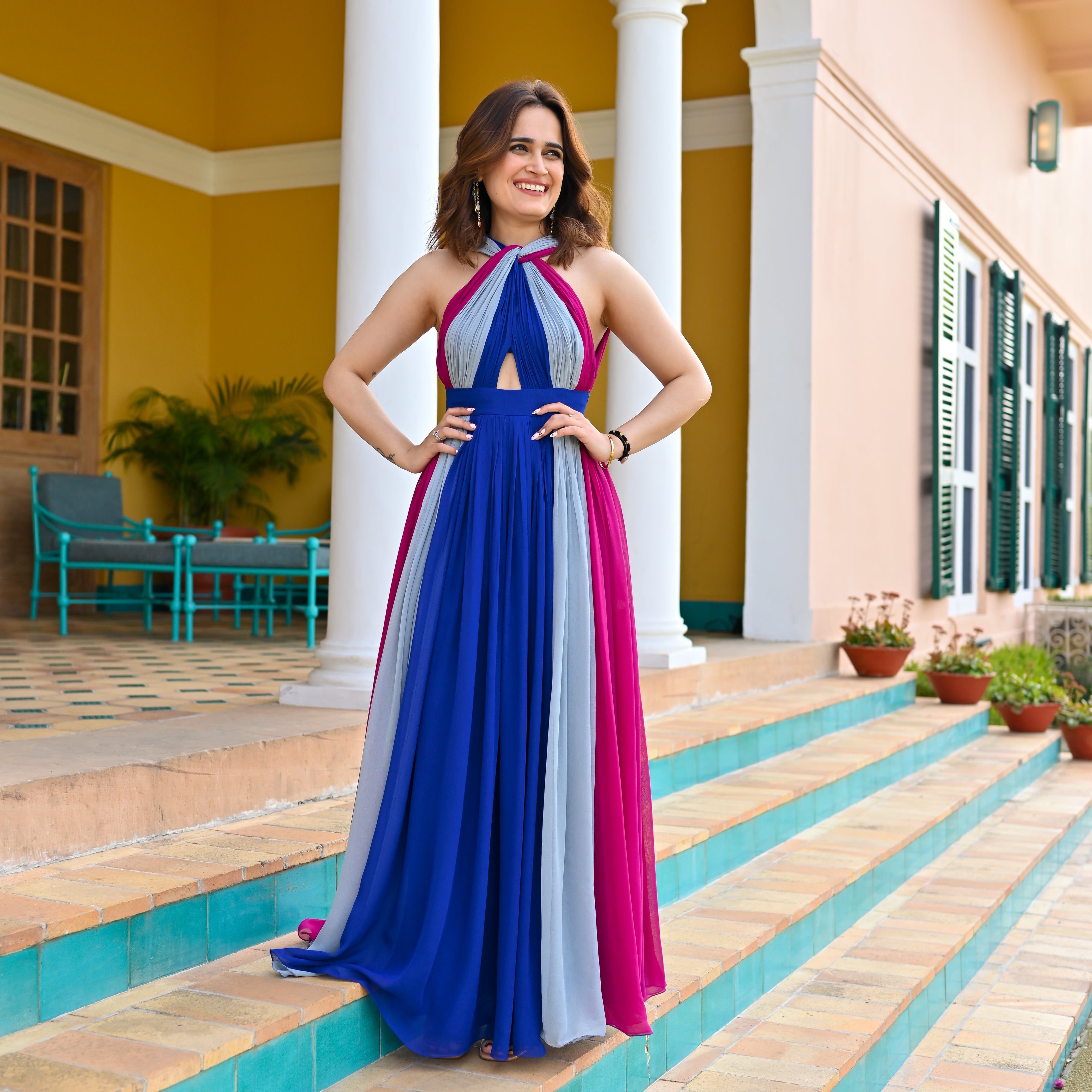 Triple Temptation Long Dress