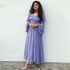 Lavender Chiffon Dress