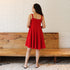 Tomato Red Short Dress