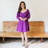 Sunset Purple Cotton Dress