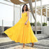 Aureolin Yellow Long Dress
